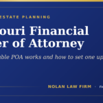 Missouri financial power of attorney branded card
